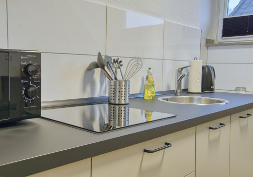 Japandi-style apartment with balcony in quiet area – near Düsseldorf - Gallery - 71