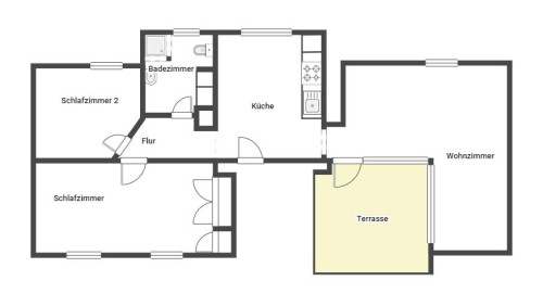 Bright, beautiful flat located in Hilden
