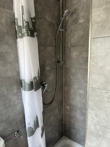 Furnished apartment with open-plan kitchen/living room, bedroom, bathroom