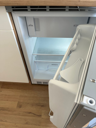 Furnished apartment with open-plan kitchen/living room, bedroom, bathroom