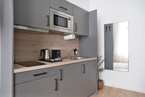 Deluxe studio in the center | kitchen | Wi-Fi