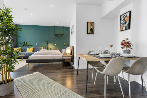LUXOMES - Spacious Studio for 4 - Kitchen - Parking - Gallery - 12
