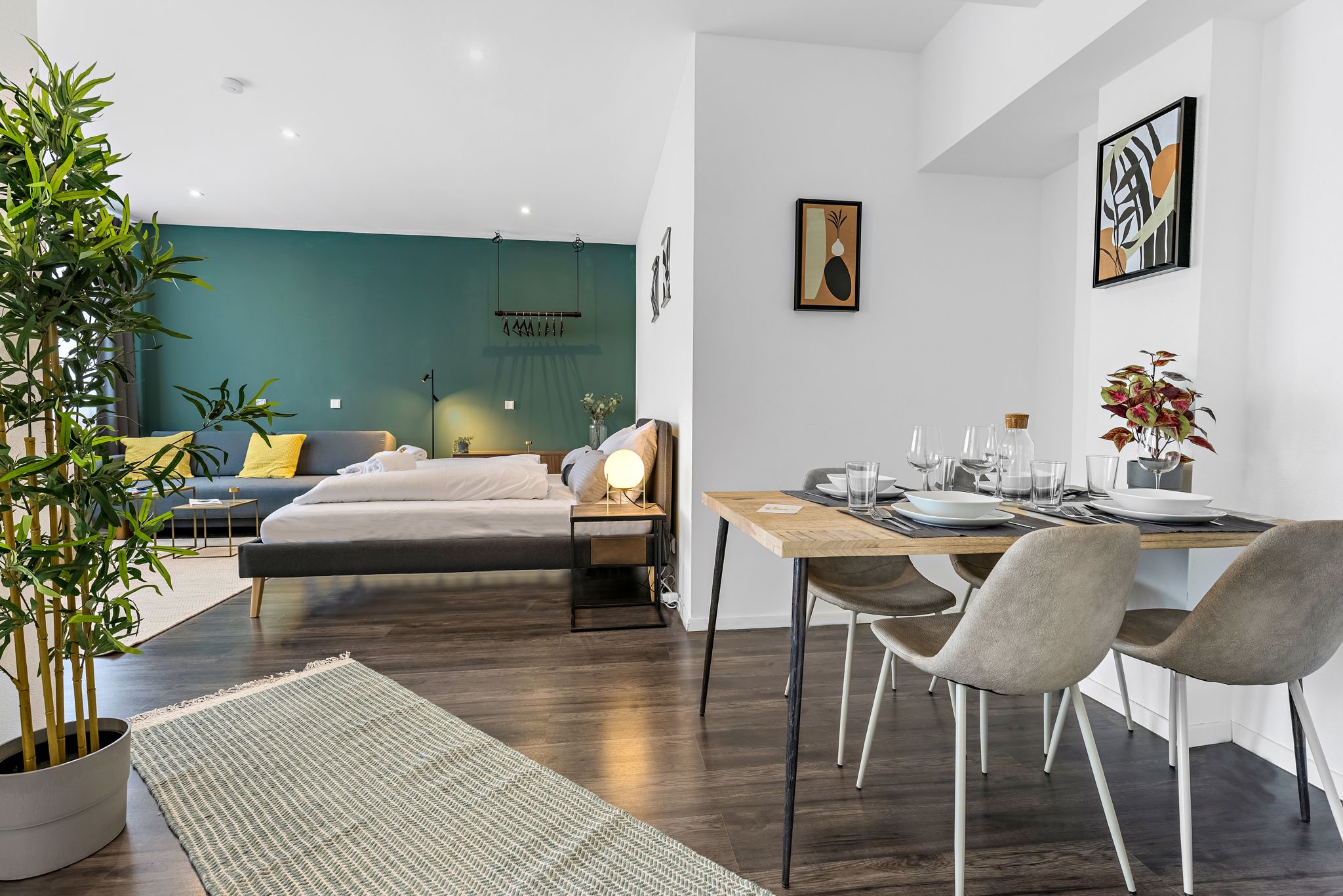 LUXOMES - Spacious Studio For 4 - Kitchen - Parking - 11