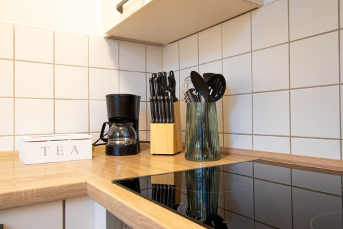 StadtNatur Apartment at Küchwald - with balcony, streaming TV, bathtub, workplace
