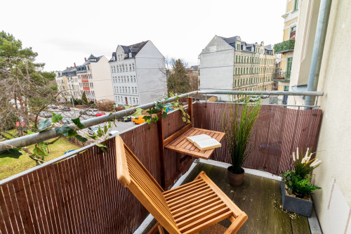 StadtNatur Apartment at Küchwald - with balcony, streaming TV, bathtub, workplace - Gallery - 12