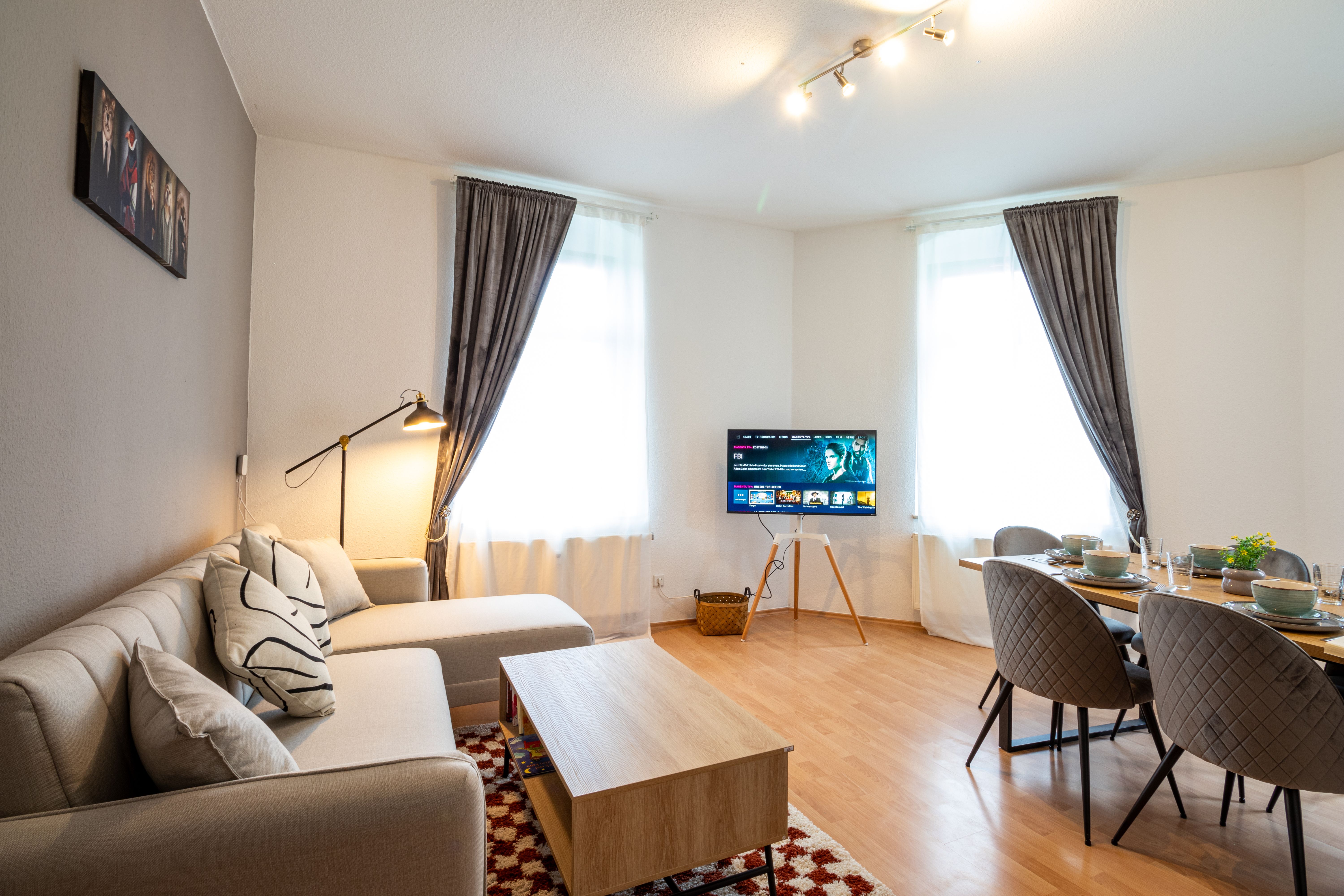 StadtNatur Apartment At Küchwald - With Balcony, Streaming TV, Bathtub, Workplace - 10