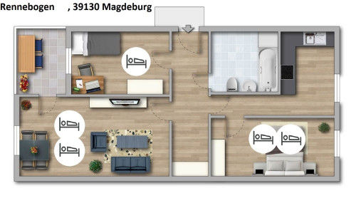 Apartment in Magdeburg 7