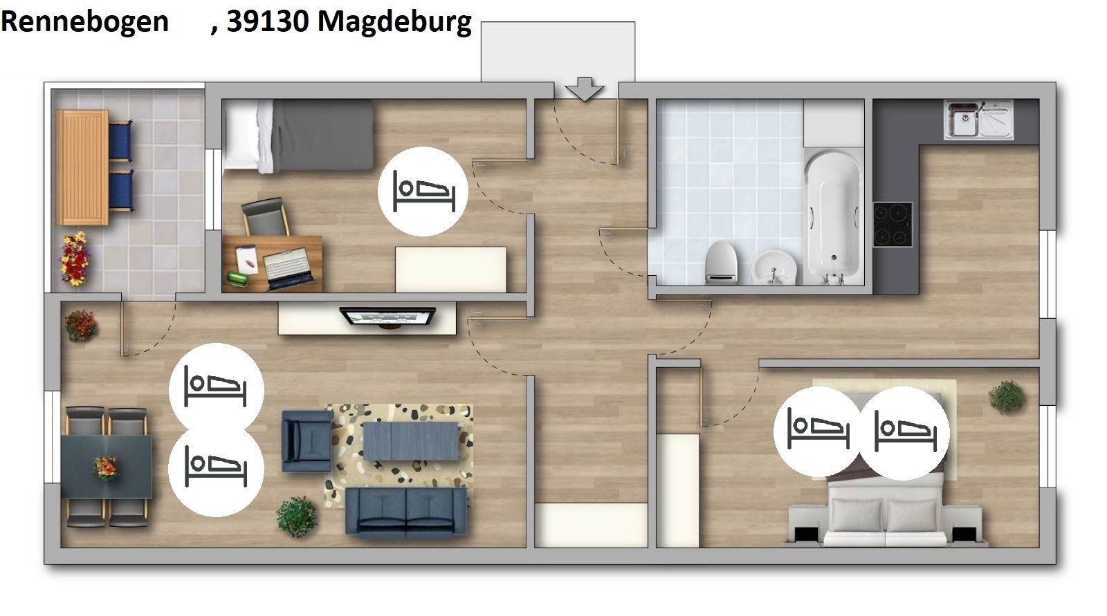 Apartment In Magdeburg 7 - 13