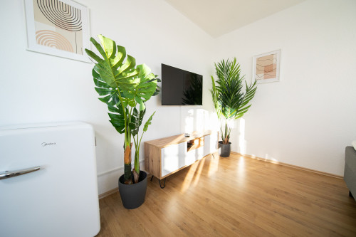 Studio Apartment | Zentral | Balkon | Messe | Küche | HBF in 7 Min