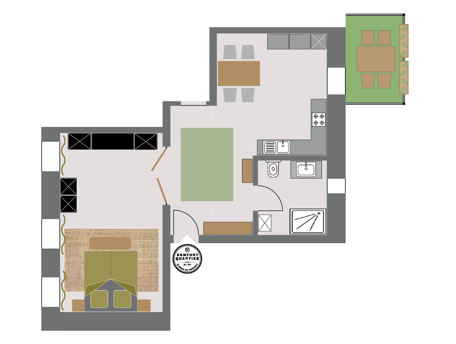 Oberhausen, Apartment With Balcony, 1-2 Persons, All-Inclusive - 33