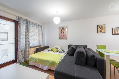 Bright 1-room apartment with balcony in Stuttgart Hedelfingen - Gallery - 8