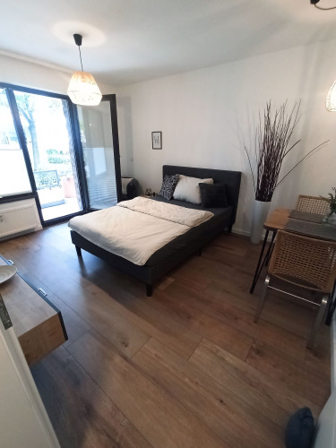 modern 1.5 room flat with balcony in centrally Bonn Auerberg