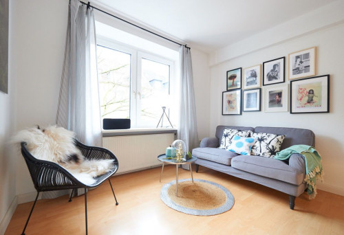 Charming flat with balcony in Dusseldorf Oberbilk