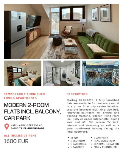 CITY CENTER | 01/26 | Fully Furnished Apartment in Prime City Center Location with Balcony and Parking Space Included | Minimum Rental Period 3 Months - Gallery - 12