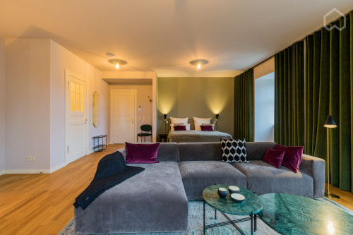 Spacious 1 room apartment with upscale furnishings at the Heiligen See in Potsdam - Gallery - 28
