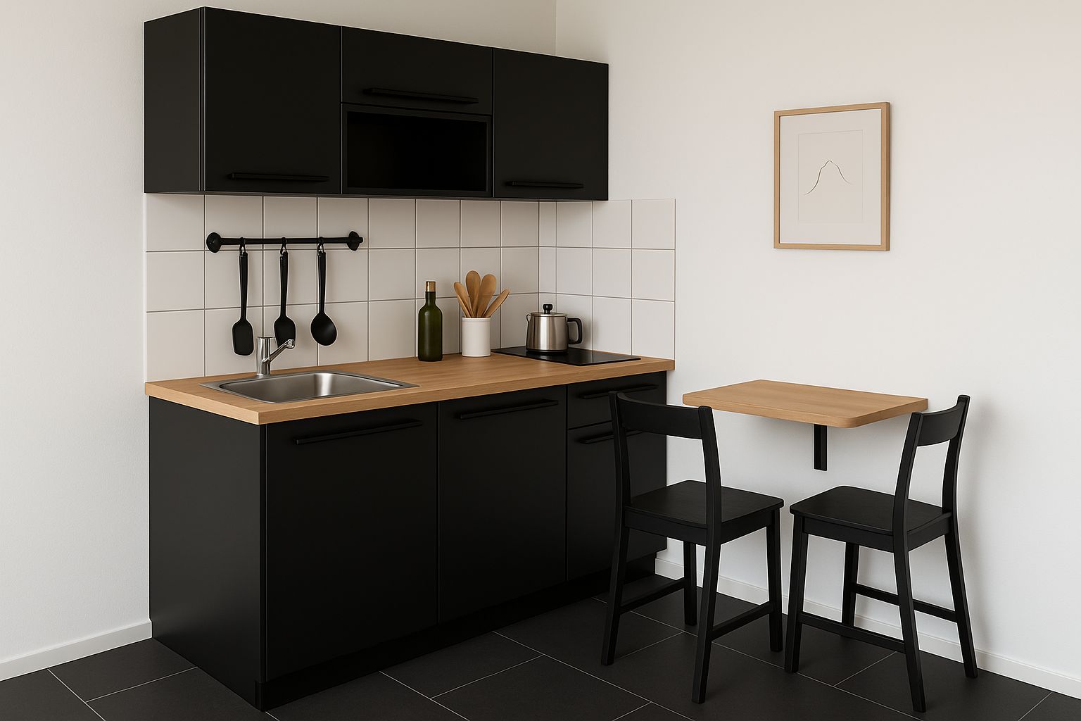  Bright Apartment In The Heart Of TownModerne 1-Zimmer Wohnung Mit Wohlfühlcharakter  -  Bright apartment in the heart of townModerne 1-Zimmer Wohnung mit Wohlfühlcharakter  - Gallery -  3