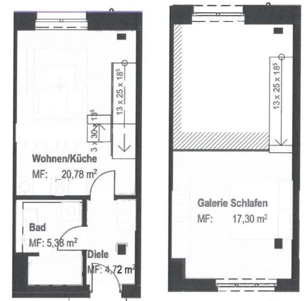 Modern 50sqm Loft | 2 Rooms | Fully Furnished - 1