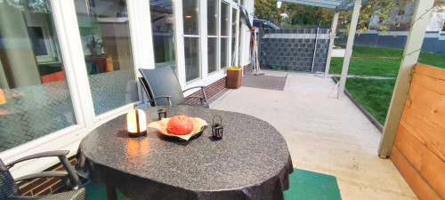 Quiet, ground-level apartment directly on the Rhine