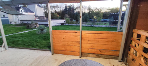 Quiet, ground-level apartment directly on the Rhine