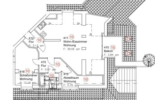Furnished and modernized 3-room ground floor apartment with balcony in Babelsberg - Gallery - 10
