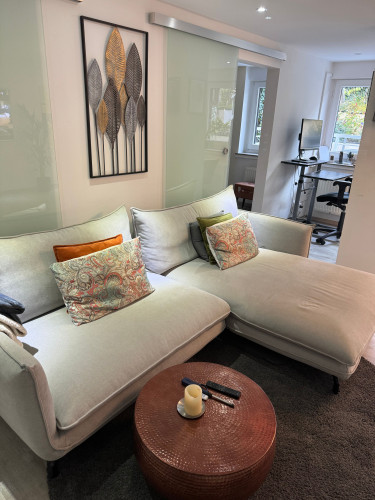 Furnished 2-room basement apartment with private garden, conservatory & fireplace – Hanover Oststadt - Gallery - 12