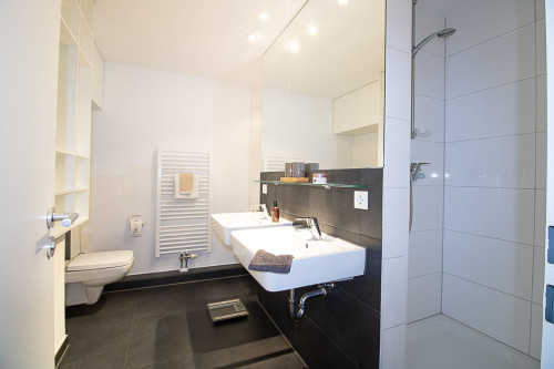 High-quality furnished apartment including Wi-Fi/MagentaTV, parquet flooring, balcony, and underground parking space. - Gallery - 16