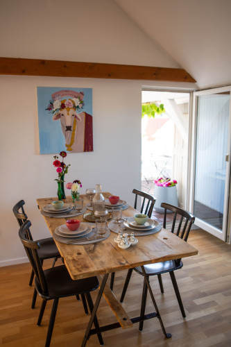 Rooftop Arts & Crafts Apartment with 3 Terraces in Augsburg City - Gallery - 10
