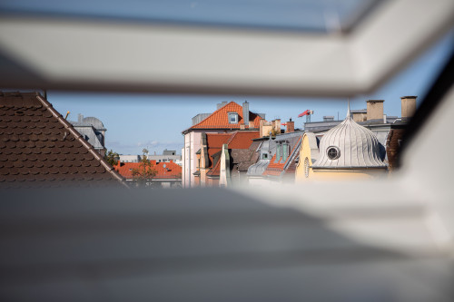 Rooftop Arts & Crafts Apartment with 3 Terraces in Augsburg City - Gallery - 80