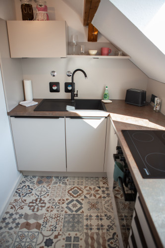 Rooftop Arts & Crafts Apartment with 3 Terraces in Augsburg City - Gallery - 68