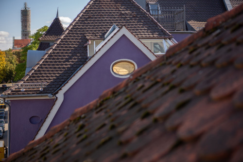 Rooftop Arts & Crafts Apartment with 3 Terraces in Augsburg City - Gallery - 93
