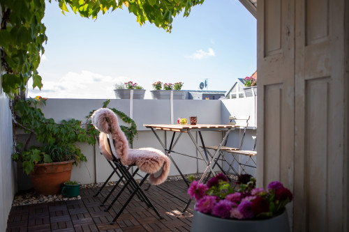 Rooftop Arts & Crafts Apartment with 3 Terraces in Augsburg City - Gallery - 54