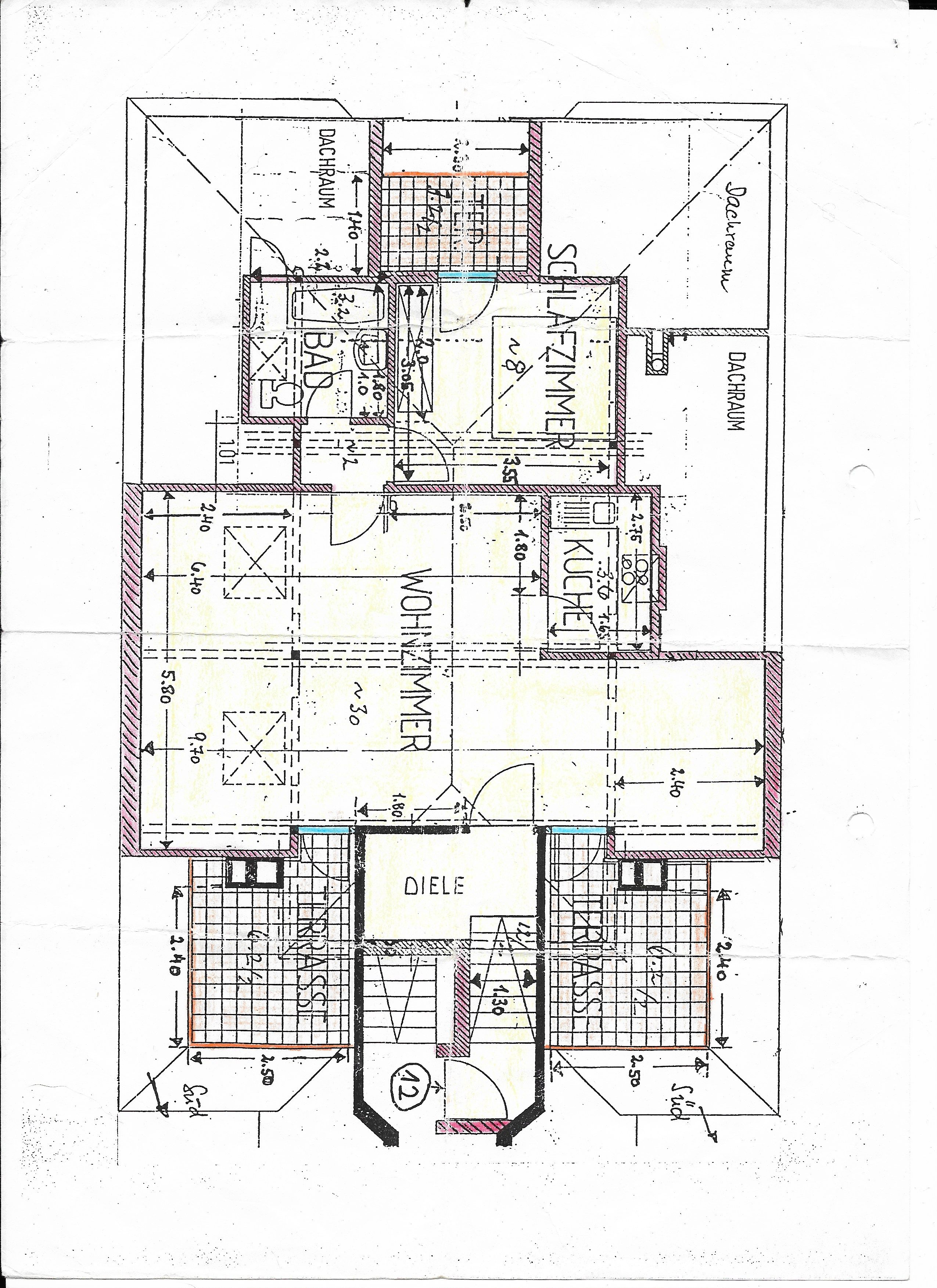 Rooftop Arts & Crafts Apartment With 3 Terraces In Augsburg City - 1