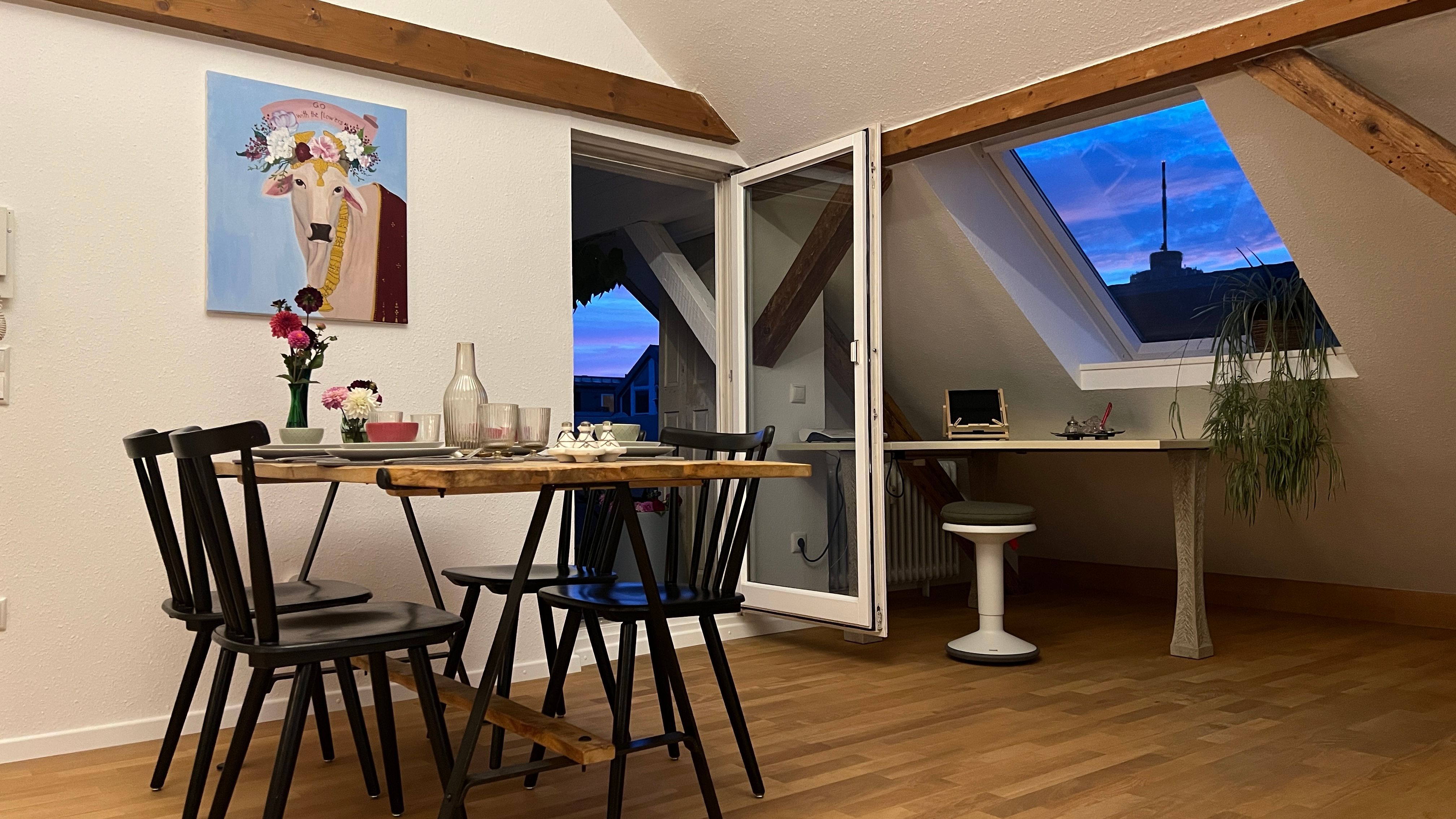 Rooftop Arts & Crafts Apartment With 3 Terraces In Augsburg City - 13