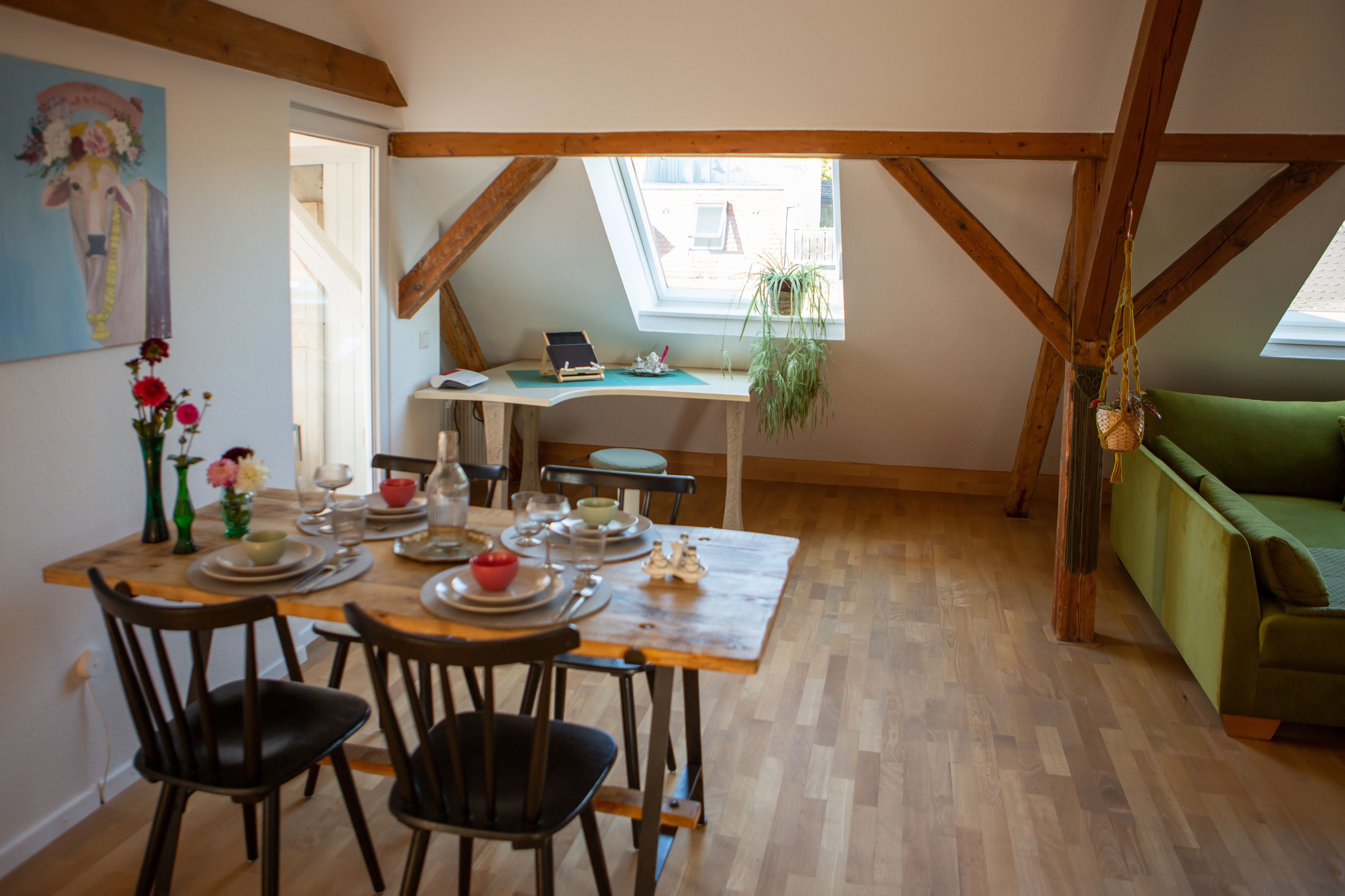 Rooftop Arts & Crafts Apartment With 3 Terraces In Augsburg City - 73