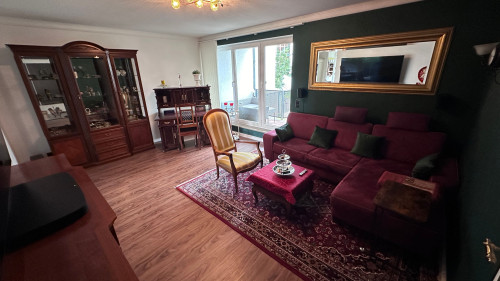 Modernized apartment with a view of the Elbe, city park and cathedral + 2 parking spaces