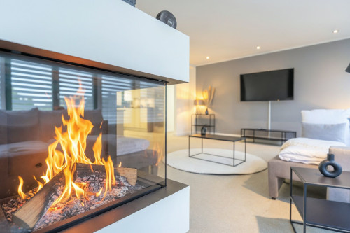 MiLPAU Bochum1: Deluxe Penthouse - Fireplace - Parking - Kitchen for 10 Guests - Gallery - 46