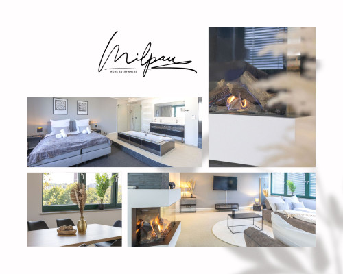 MiLPAU Bochum1: Deluxe Penthouse - Fireplace - Parking - Kitchen for 10 Guests - Gallery - 34