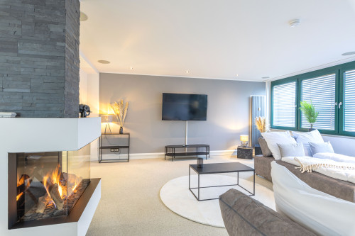 MiLPAU Bochum1: Deluxe Penthouse - Fireplace - Parking - Kitchen for 10 Guests - Gallery - 45