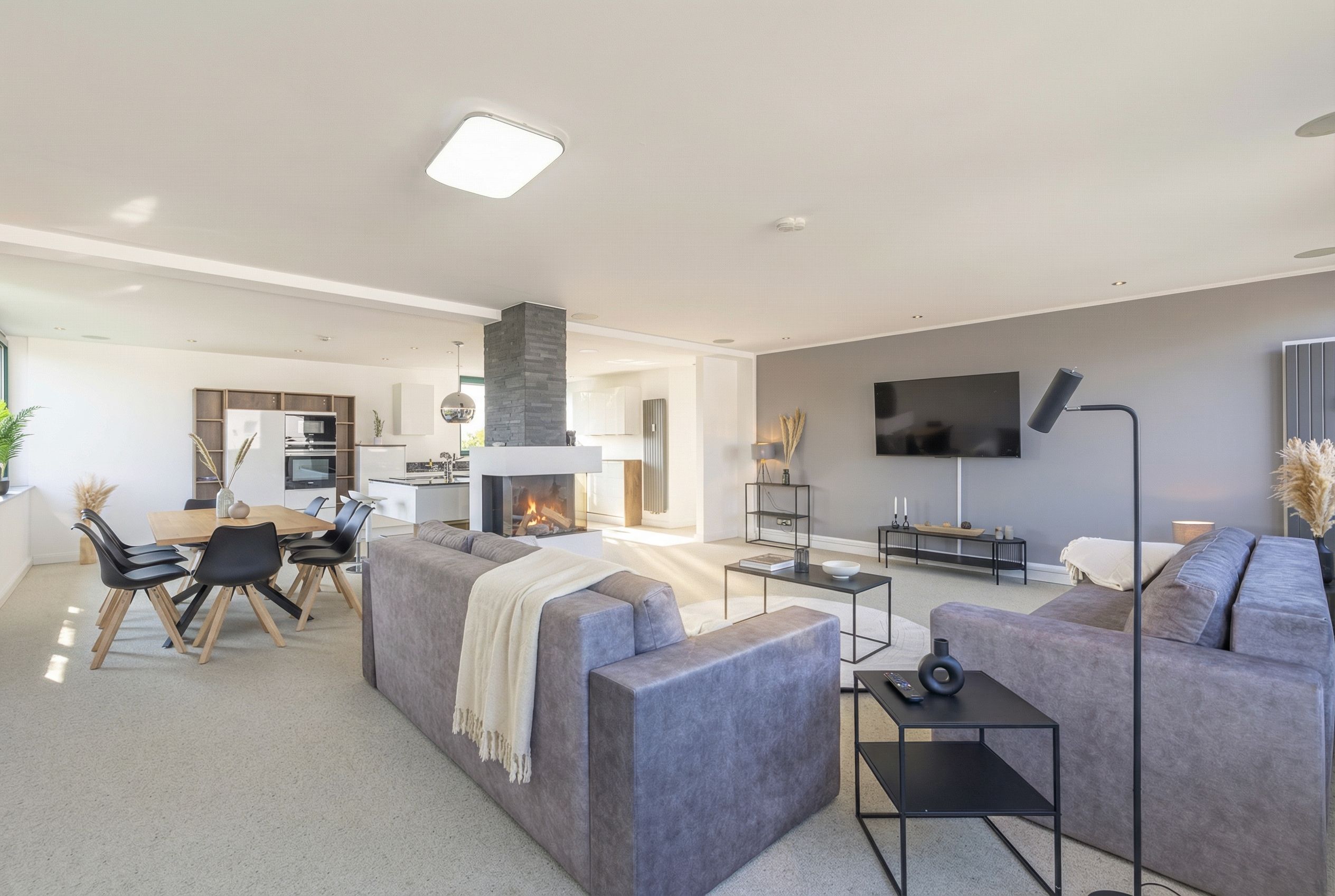 MiLPAU Bochum1: Deluxe Penthouse - Fireplace - Parking - Kitchen For 10 Guests - 4