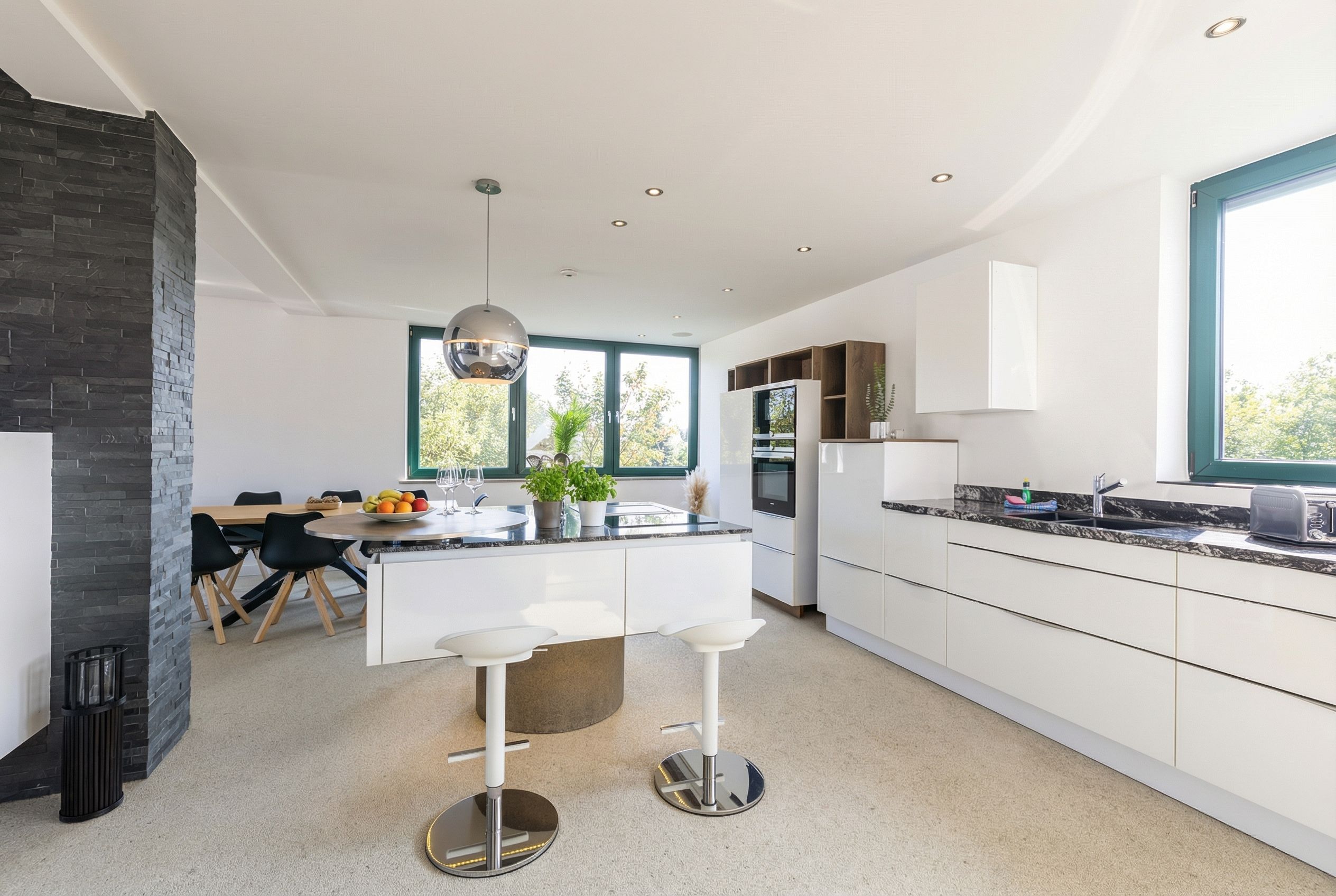 MiLPAU Bochum1: Deluxe Penthouse - Fireplace - Parking - Kitchen For 10 Guests - 21