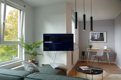 Apartment with home office workspace in Gera (ideal for 1-2 guests) - Karls Apartment B24 - Gallery - 11