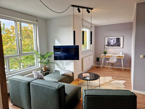 Apartment with home office workspace in Gera (ideal for 1-2 guests) - Karls Apartment B24 - Gallery - 16