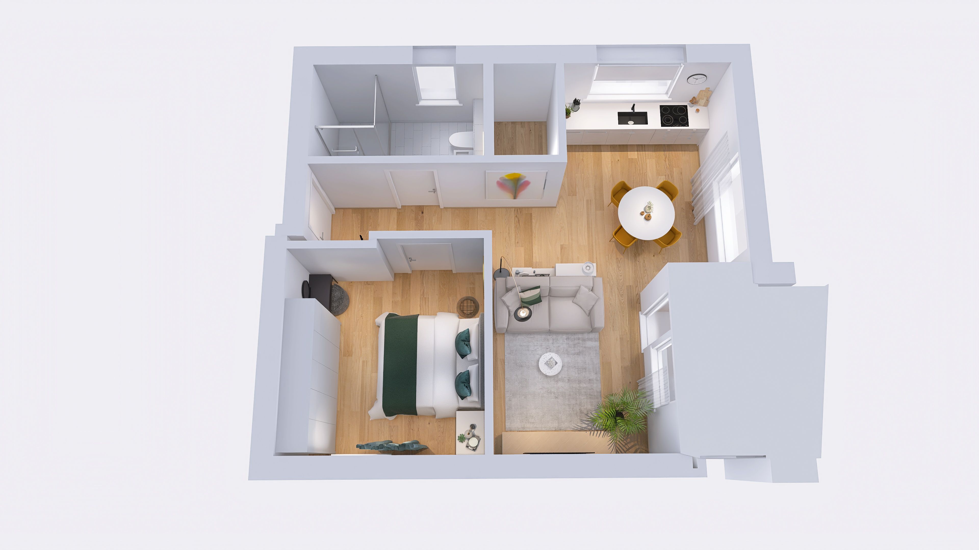  Apartment House At The Kaiser-Wilhelm-Park Detmold  -  Apartment house at the Kaiser-Wilhelm-Park Detmold  - Gallery -  12