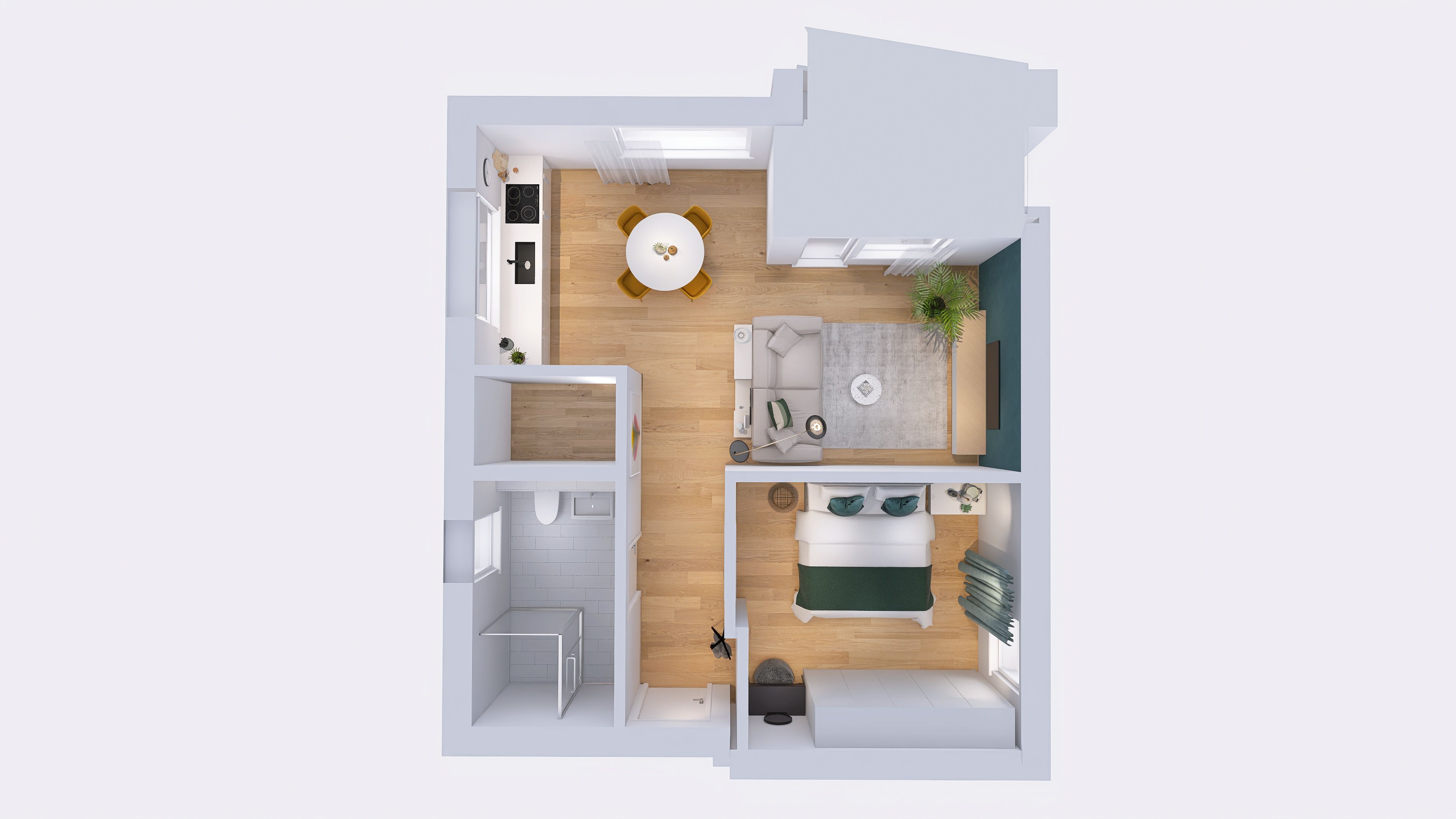  Apartment House At The Kaiser-Wilhelm-Park Detmold  -  Apartment house at the Kaiser-Wilhelm-Park Detmold  - Gallery -  14