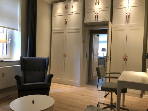 Modern ground floor apartment with high-quality furniture