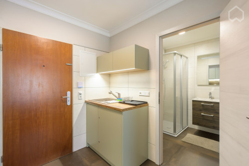 Modern studio apartment in Trier center with balcony - Gallery - 12