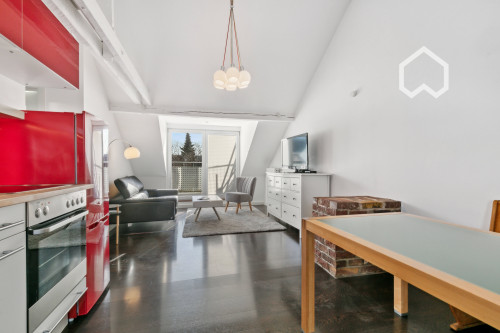 Stylish furnished apartment with balcony in Cologne-Sülz