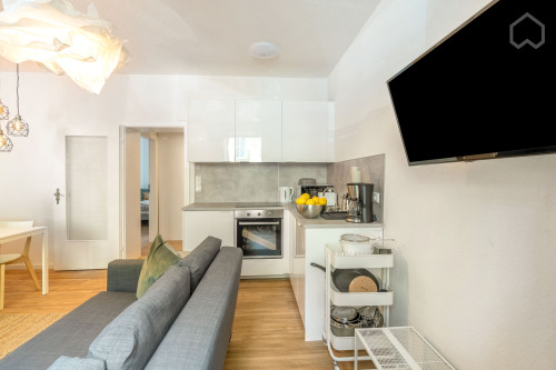 Fashionable & cozy apartment conveniently located (close to beaches, train station, exhibition center)