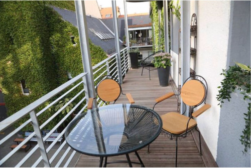 Pretty suite with balcony in the middle of Dresden