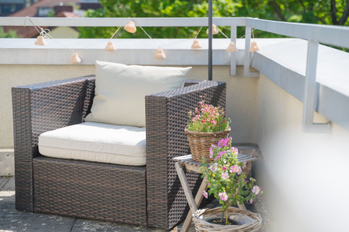 Super central & bright apartment in Tübingen with roof terrace and parking space